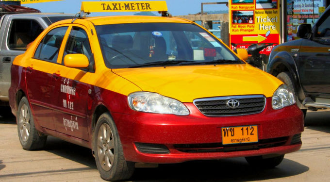 Такси на острове Самуи